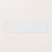 Luxe witte monogrammap set visitekaartje (Buitenkant ongevouwen)