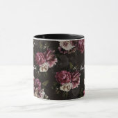 Luxe Witte Roos Bloeiende Bloem Mok (Midden)