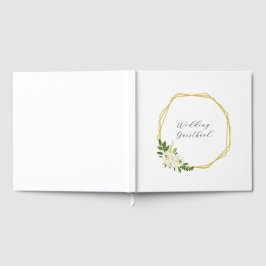 Luxe Witte Roos Bloemstuk Lijst Gastenboek
