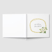 Luxe Witte Roos Bloemstuk Lijst Gastenboek (Volledig)