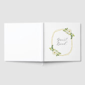 Luxe Witte Roos Bloemstuk Lijst Gastenboek (Volledig)
