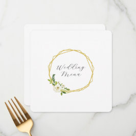Luxe Witte Roos Bloemstuk Lijst Menu