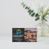 Luxe woningen | Onroerend goed Logo Visitekaartje (Staand voorkant)