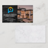 Luxe woningen | Onroerend goed Logo Visitekaartje (Voorkant / Achterkant)