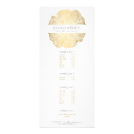 Luxe Wood-effect Art Reclamekaart