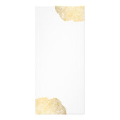 Luxe Wood-effect Art Reclamekaart (Achterkant)