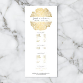 Luxe Wood-effect Art Reclamekaart