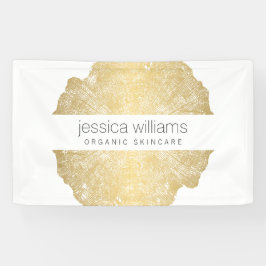 Luxe Wood-effect Art Spandoek