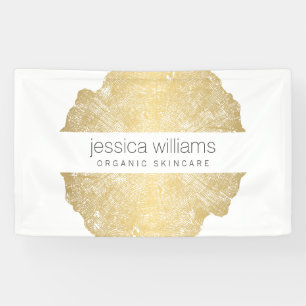 Luxe Wood-effect Art Spandoek