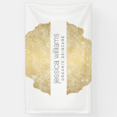 Luxe Wood-effect Art Spandoek (Verticaal)