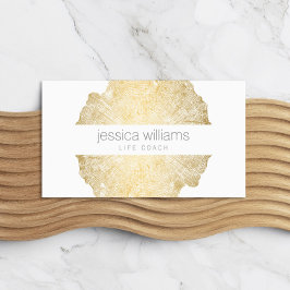 Luxe Wood-effect Art Visitekaartje