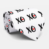 Luxe XO XO Valentijnsdag stropdas - Liefde stropda (Opgerold)