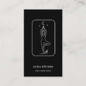 Luxe yogadocent | Elegant Visitekaartje (Voorkant)