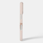 Luxe Zachte Blush Mat en Roze Gouden Glitter Golf  Case-Mate iPhone Case (Achterkant / Rechts)