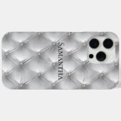 Luxe zachte grijze nepvacht  Case-Mate iPhone case (Achterkant (horizontaal))