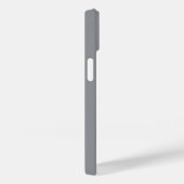 Luxe zachte grijze telefoonhoes met aangepaste naa Case-Mate iPhone case (Achterkant / Rechts)