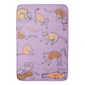 Luxe Zachte Memory Foam, Katten Badmat (Voorkant Verticaal)