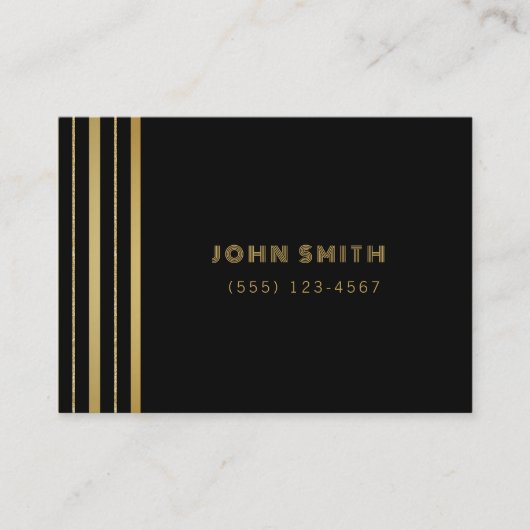 Luxe zakelijke oplossingen visitekaartje (Voorkant)