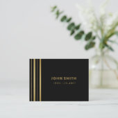 Luxe zakelijke oplossingen visitekaartje (Staand voorkant)