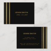 Luxe zakelijke oplossingen visitekaartje (Voorkant / Achterkant)