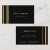 Luxe zakelijke oplossingen visitekaartje (Voorkant / Achterkant)