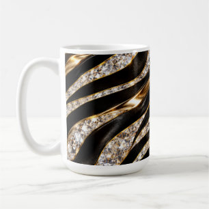 Luxe Zebra Kristal Dierenprint Koffiemok