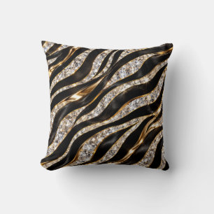 Luxe Zebra Kristal Dierenprint Kussen