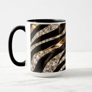 Luxe Zebra Kristal Dierenprint Mok