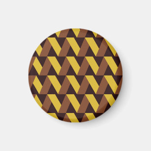 Luxe Zig-Zag lijn naadloos patroon Magneet