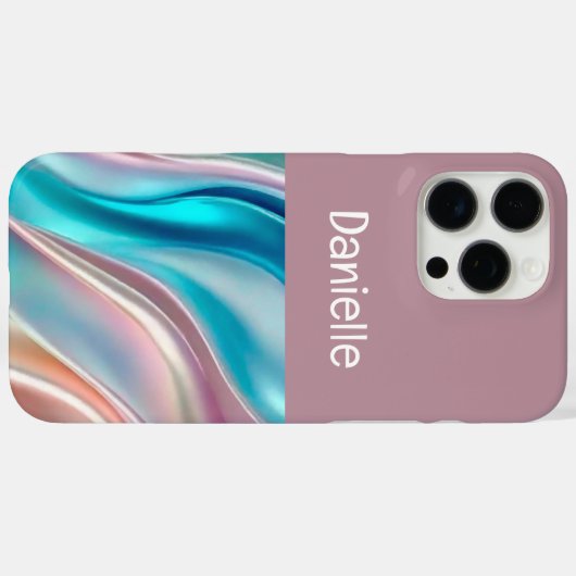 luxe zijde Case-Mate iPhone case (Achterkant (horizontaal))