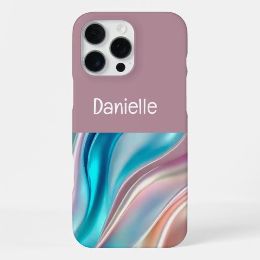 luxe zijde iPhone hoesje (Achterkant)