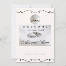 Luxe Zilver & Diamanten Trouwkaart