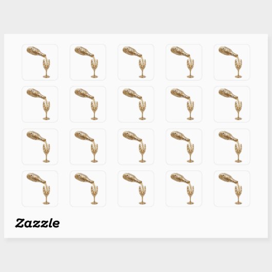 Luxe Zilver Sticker Kunst (Vel)