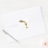 Luxe Zilver Sticker Kunst (Envelop)