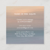 Luxe Zilveren Glitter Salon Benodigdheden Kortingskaartje (Achterkant)