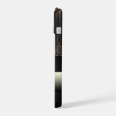 Luxe zilveren vloeibare druppel iPhone 15 case (Linkerkant)