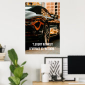 Luxe Zonder Hefboom Is Vrijheid - Quotes Poster (Thuiskantoor)
