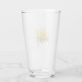 Luxe Zonnebloem Bruiloft Glas (Achterkant)