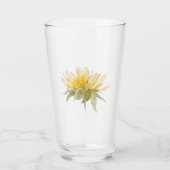 Luxe Zonnebloem Bruiloft Glas (Voorkant)