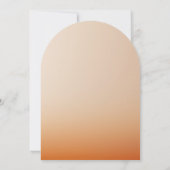 Luxe zonsondergang bruiloft kaart (Achterkant)