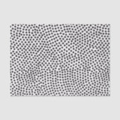 Luxe zwart Confetti Stippen tissuepapier (Voorkant)