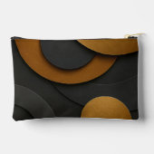 Luxe zwart en goud geometrisch abstract ontwerp etui (Achterkant)