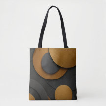 Luxe zwart en goud geometrisch abstract ontwerp
