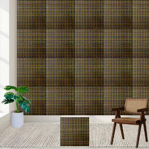 Luxe zwart en goud geometrische Tegel Tegeltje