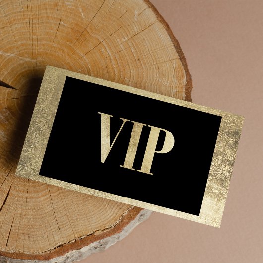 Luxe zwart en goud lijst VIP kaart club lid Visitekaartje
