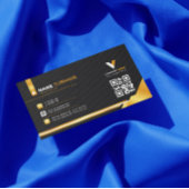 Luxe zwart en goud Visitekaartje