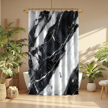 Luxe zwart en wit marmer