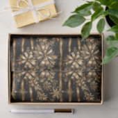 Luxe Zwart Goud Bow Sneeuwvlokken Kerstmis Tissuepapier (Geschenk)