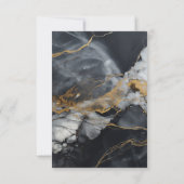 Luxe Zwart Goud Branding Bedankkaart (Achterkant)