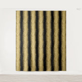 Luxe Zwart Goud Glitter Wandkleed (Voorkant)